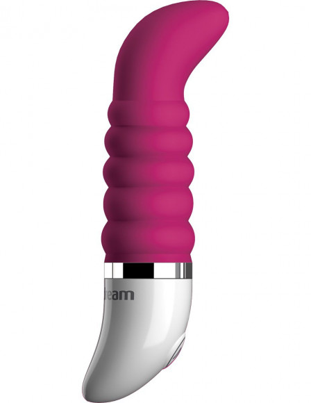 Розовый мини-вибромассажер MI AMOR - 9,5 см.