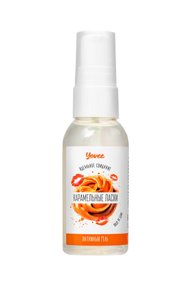 Съедобная гель-смазка Yovee «Карамельные ласки» с Д-пантенолом и вкусом Dulce de Leche - 50 мл. Съедобная гель-смазка Yovee «Карамельные ласки» с Д-пантенолом и вкусом Dulce de Leche - 50 мл.