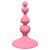 Розовая анальная пробка Sweetheart Plug Pink - 10 см.