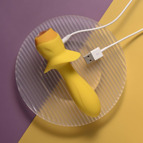 Желтая анальная вибропробка Mellow Yellow - 13,5 см.