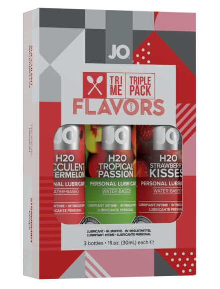 Подарочный набор ароматизированных лубрикантов Tri-Me Triple Pack Flavors Подарочный набор ароматизированных лубрикантов Tri-Me Triple Pack Flavors