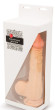 Телесный реалистичный вибратор - 25 см. 