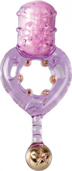 Эрекционное виброколечко Love Ring с хвостом