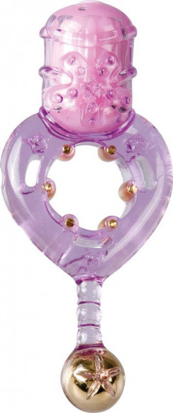 Эрекционное виброколечко Love Ring с хвостом Эрекционное виброколечко Love Ring с хвостом