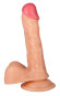Телесный фаллоимитатор на присоске Sensual - 16,8 см. Телесный фаллоимитатор на присоске Sensual - 16,8 см.