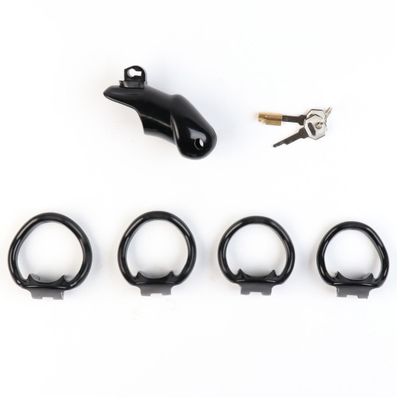 Черный мужской пояс верности «Оки-Чпоки» Черный мужской пояс верности «Оки-Чпоки»