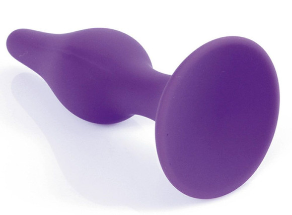Фиолетовая анальная втулка Silcone Purple Plug Medium - 11 см. Фиолетовая анальная втулка Silcone Purple Plug Medium - 11 см.