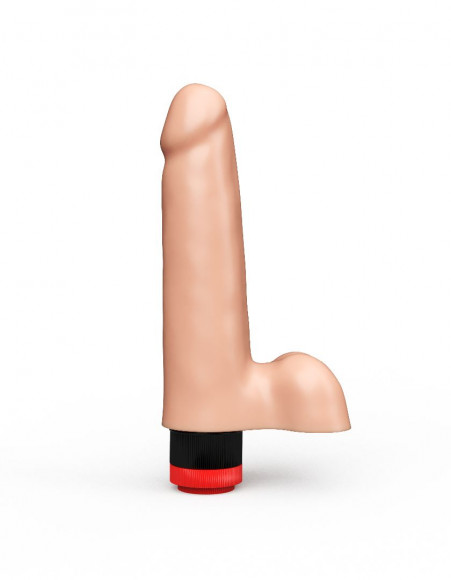 Реалистичный фаллоимитатор с вибрацией - 16,5 см.