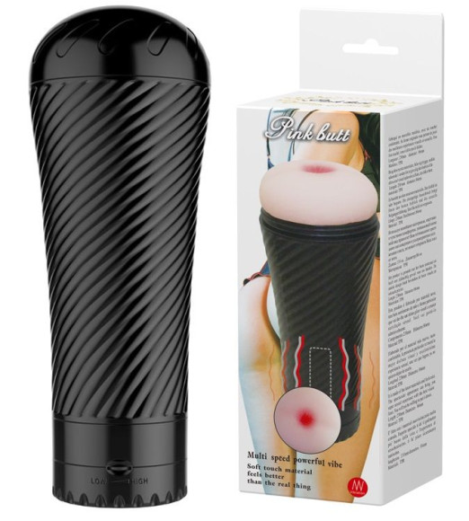 Мастурбатор-анус с многоуровневой вибрацией Pink Butt Мастурбатор-анус с многоуровневой вибрацией Pink Butt