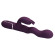 Фиолетовый вибратор с функцией волновой стимуляции Laursen - 24,9 см.