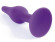 Фиолетовая анальная втулка Silcone Purple Plug Large - 12,5 см. Фиолетовая анальная втулка Silcone Purple Plug Large - 12,5 см.