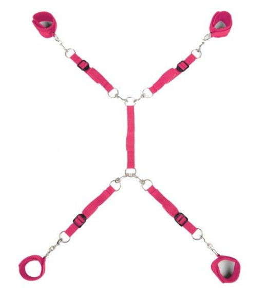 Ярко-розовый набор фиксаций на кровати Classic Bed Spreader Ярко-розовый набор фиксаций на кровати Classic Bed Spreader