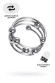 Большое металлическое кольцо под головку пениса