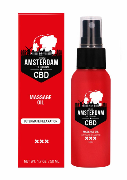 Стимулирующее массажное масло CBD from Amsterdam Massage Oil - 50 мл. Стимулирующее массажное масло CBD from Amsterdam Massage Oil - 50 мл.
