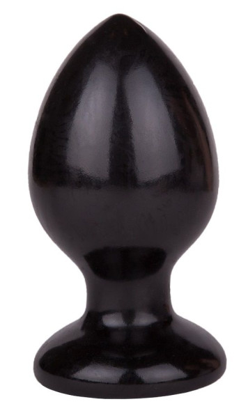Черный анальный плаг Glide L - 11,7 см. Черный анальный плаг Glide L - 11,7 см.