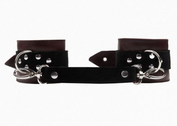 Бордовые оковы с контрастными вставками Бордовые оковы с контрастными вставками