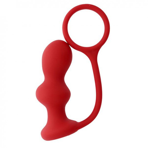 Красная анальная втулка с кольцом MENZSTUFF ASS JACKER - 10 см. Красная анальная втулка с кольцом MENZSTUFF ASS JACKER - 10 см.