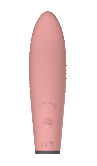 Розовый мини-вибратор с сенсорным управлением Lumi Розовый мини-вибратор с сенсорным управлением Lumi