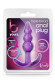 Фиолетовый анальный стимулятор Triple Bead Anal Plug - 9 см. Фиолетовый анальный стимулятор Triple Bead Anal Plug - 9 см.