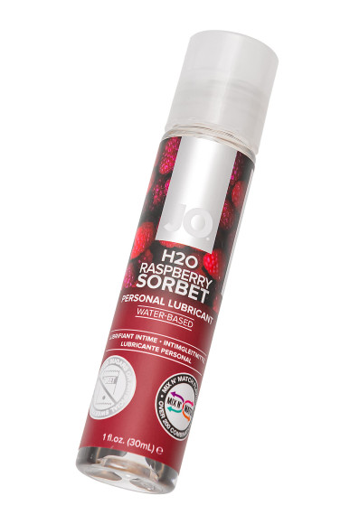 Смазка с ароматом малинового щербета JO Flavored Raspberry Sorbet - 30 мл. Смазка с ароматом малинового щербета JO Flavored Raspberry Sorbet - 30 мл.