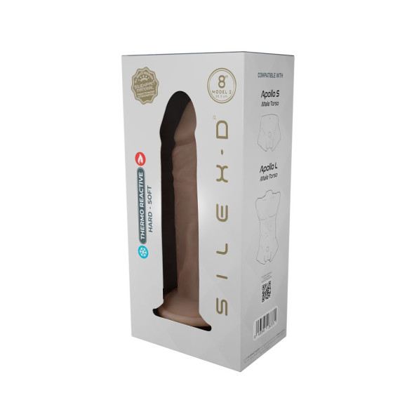 Телесный фаллоимитатор SILEXD Model 2 - 20,3 см. Телесный фаллоимитатор SILEXD Model 2 - 20,3 см.