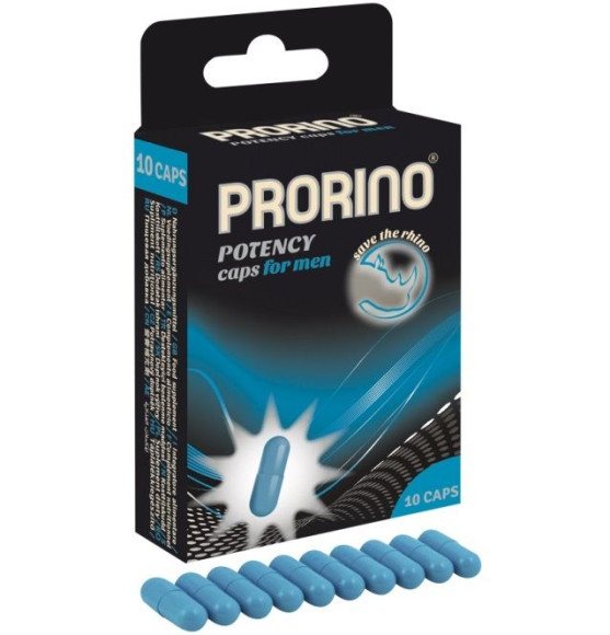 БАД для мужчин ero black line PRORINO Potency Caps for men - 10 капсул БАД для мужчин ero black line PRORINO Potency Caps for men - 10 капсул