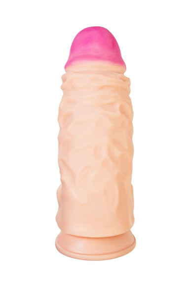 Телесный фаллоимитатор-гигант Giant - 33,5 см. Телесный фаллоимитатор-гигант Giant - 33,5 см.
