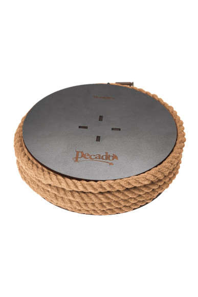 Джутовая веревка для шибари на катушке - 10 м.