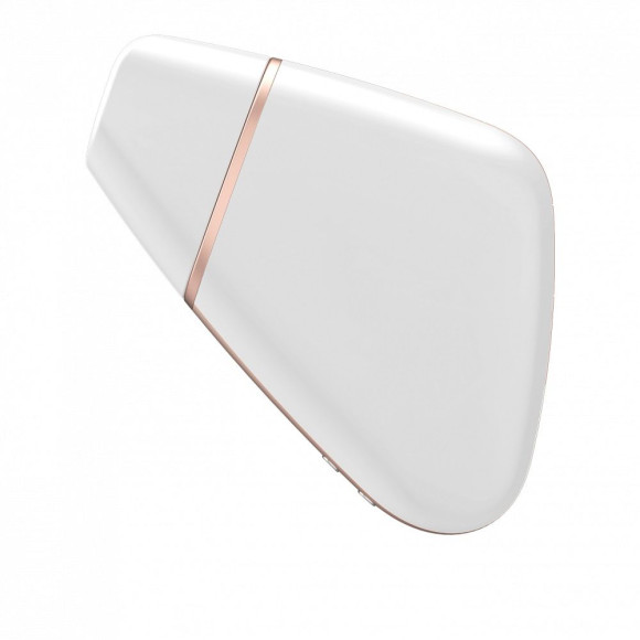 Белый вакуум-волновой вибростимулятор Satisfyer Love Triangle Белый вакуум-волновой вибростимулятор Satisfyer Love Triangle