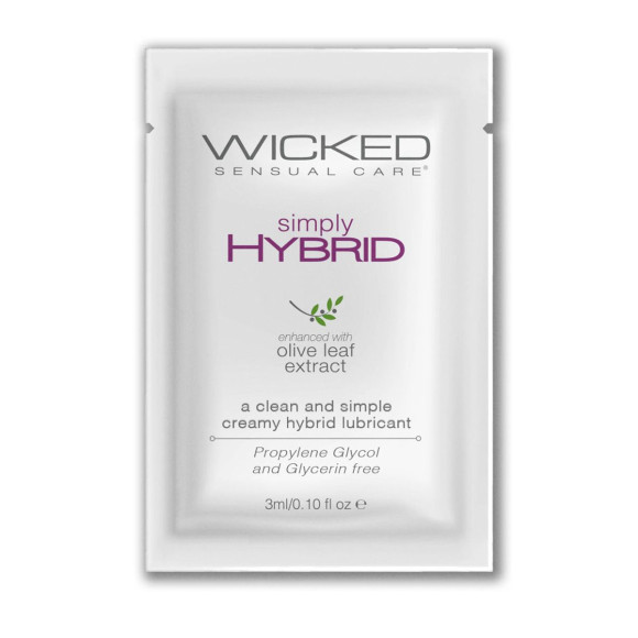 Саше водно-силиконового лубриканта Simply Hybrid - 3 мл. Саше водно-силиконового лубриканта Simply Hybrid - 3 мл.