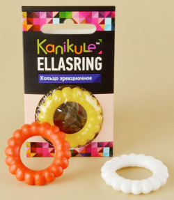 Цветное рельефное эрекционное кольцо Ellasring Цветное рельефное эрекционное кольцо Ellasring