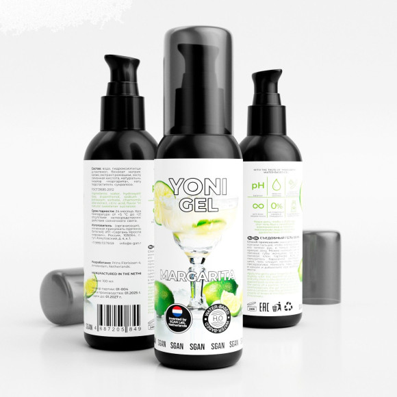 Лубрикант для орального секса SGAN со вкусом коктейля «Маргарита» - 100 мл. Лубрикант для орального секса SGAN со вкусом коктейля «Маргарита» - 100 мл.