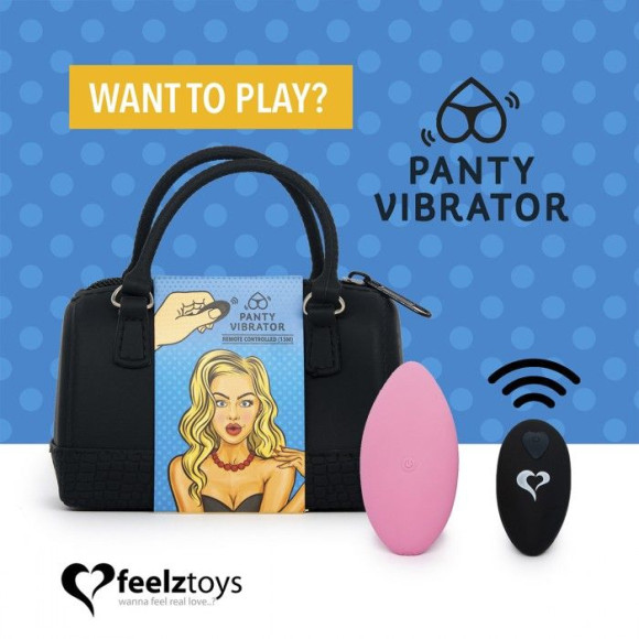 Розовый вибромассажер в трусики с пультом ДУ Panty Vibe Remote Controlled Vibrator Розовый вибромассажер в трусики с пультом ДУ Panty Vibe Remote Controlled Vibrator