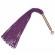 Фиолетовая плеть Cherished Collection Suede Flogger - 63,5 см.