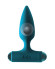 Бирюзовая анальная пробка с перезаряжаемой вибропулей Glory 2.0 - 11 см. Бирюзовая анальная пробка с перезаряжаемой вибропулей Glory 2.0 - 11 см.