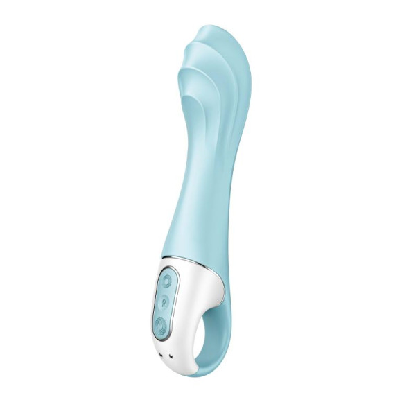 Голубой вибромассажер Air Pump Vibrator 5+ - 21 см. Голубой вибромассажер Air Pump Vibrator 5+ - 21 см.