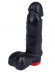 Черный вибратор-реалистик №4 - 17 см. Черный вибратор-реалистик №4 - 17 см.