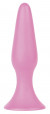 Розовая анальная пробка Silky Buttplug Small Pink - 11,5 см.