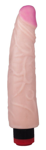 Большой реалистичный вибратор без мошонки - 24,5 см. Большой реалистичный вибратор без мошонки - 24,5 см.