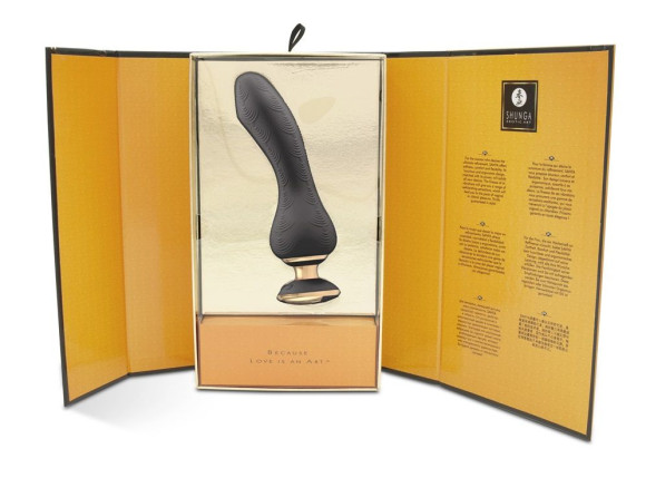 Черный вибростимулятор SANYA - 18,5 см. Черный вибростимулятор SANYA - 18,5 см.