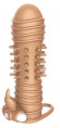 Телесная вибронасадка Dragon - 14 см. Телесная вибронасадка Dragon - 14 см.