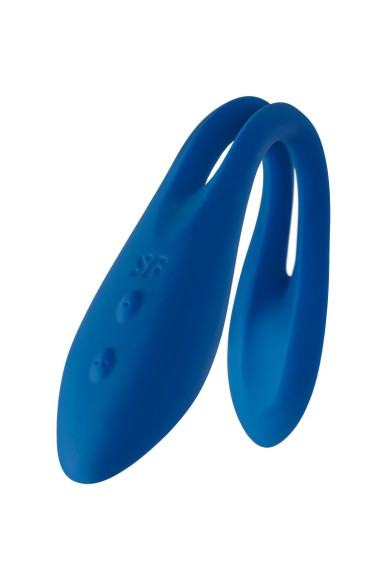 Синий многофункциональный вибратор для пар Satisfyer Elastic Game Синий многофункциональный вибратор для пар Satisfyer Elastic Game