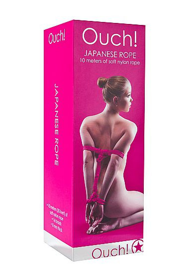 Розовая веревка для бандажа Japanese rope - 10 м. Розовая веревка для бандажа Japanese rope - 10 м.