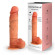 Телесный фаллоимитатор с внутренним стержнем - 20 см. Телесный фаллоимитатор с внутренним стержнем - 20 см.
