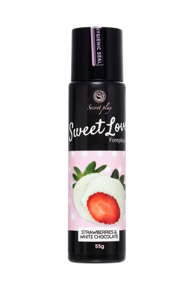 Разогревающий сливочный гель для сосков и интимных зон со вкусом клубники и белого шоколада - 55 гр. Разогревающий сливочный гель для сосков и интимных зон со вкусом клубники и белого шоколада - 55 гр.