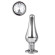 Серебристая анальная пробка с кристаллом Silver Pleasure Plug S - 9 см. Серебристая анальная пробка с кристаллом Silver Pleasure Plug S - 9 см.