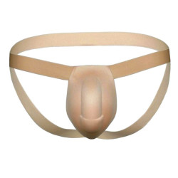 Мужской пуш-ап вкладыш бежевого цвета