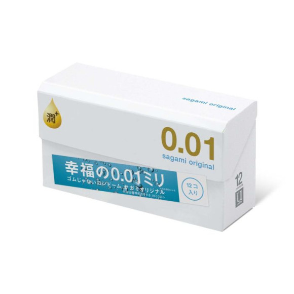 Увлажнённые презервативы Sagami Original 0.01 Extra Lub - 12 шт. Увлажнённые презервативы Sagami Original 0.01 Extra Lub - 12 шт.