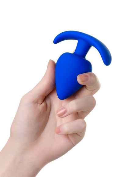 Синяя коническая пробочка из силикона - 11,5 см. Синяя коническая пробочка из силикона - 11,5 см.