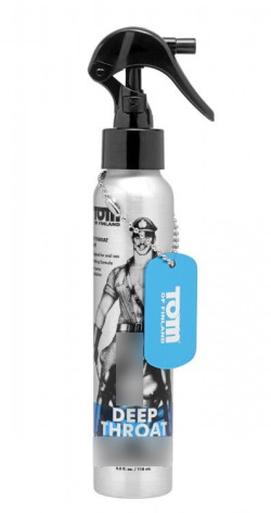 Спрей для лёгкого проникновения во время орального секса Tom of Finland Deep Throat Spray - 118 мл. Спрей для лёгкого проникновения во время орального секса Tom of Finland Deep Throat Spray - 118 мл.